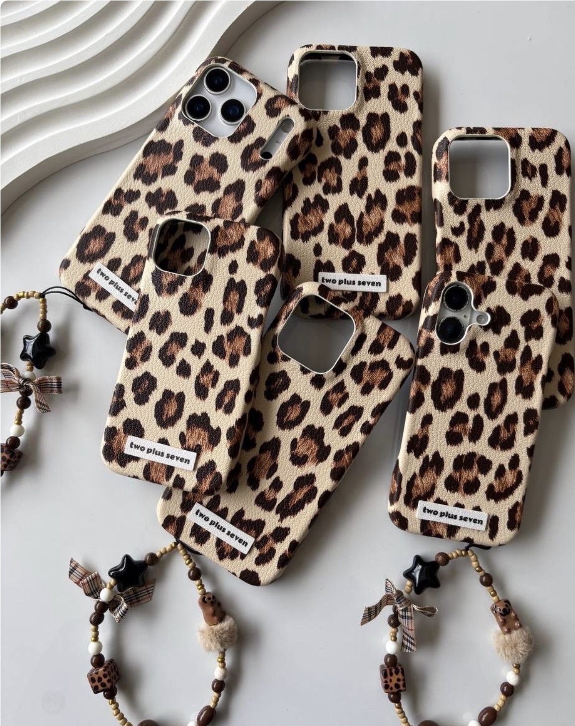 قاب گوشی ایفون LEATHER LEOPARD